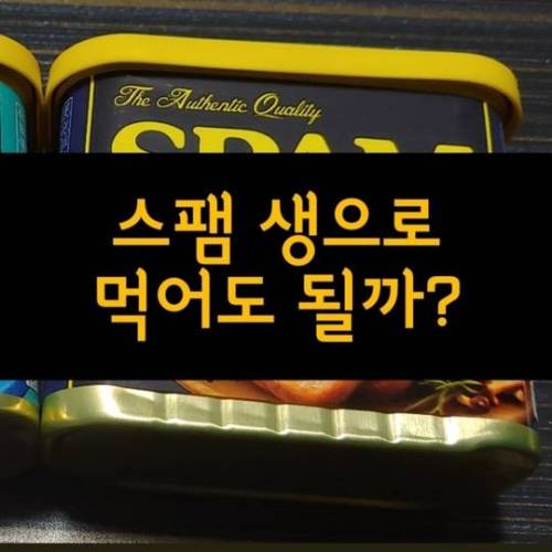 스팸은 생으로 먹어도 될까?.jpg