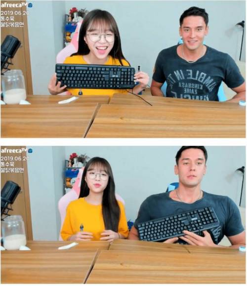 줄리엔 강 어깨 vs 키보드