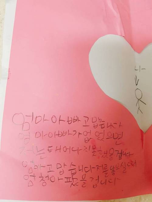 부모를 울린 아들의 편지.jpg