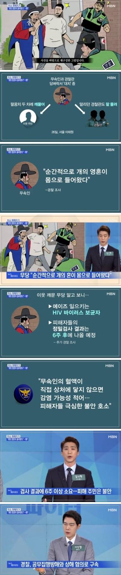 개의 영혼에 빙의된 무당.jpg