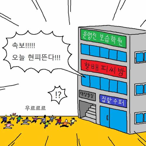 [스압] 초딩들이 PC방에서 현피뜨는 만화