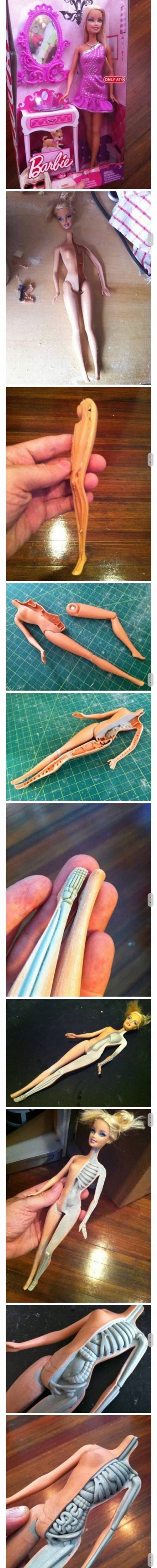 [스압] 개조한 바비인형.jpg
