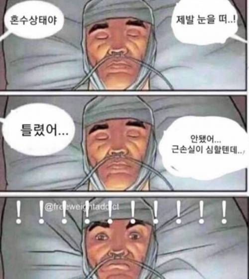 헬스보이들은 혼수상태에 빠지지 않는다.jpg