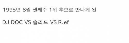 [스압] 혼란 그 자체인 90년대 음악방송 1위 발표