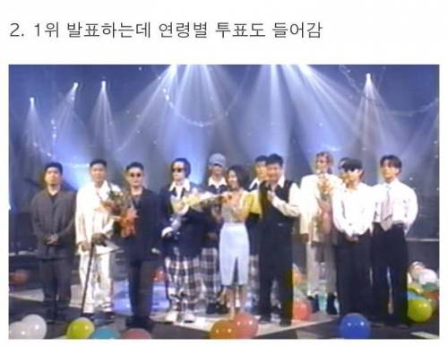 [스압] 혼란 그 자체인 90년대 음악방송 1위 발표
