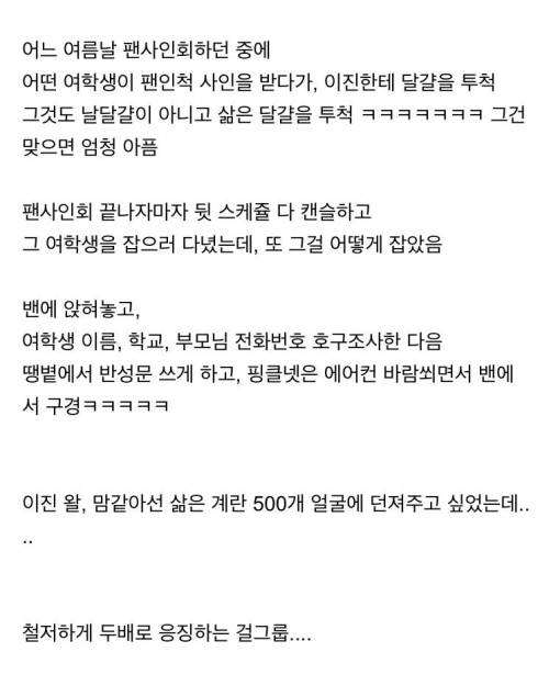 핑클에 관련된 여러가지 일화