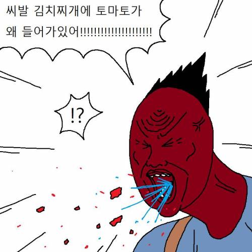 [스압] 엄마가 만든 요리 때문에 개빡치는 만화.jpg