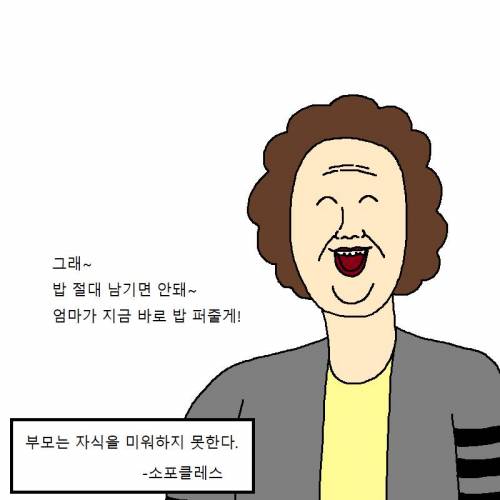 [스압] 엄마가 만든 요리 때문에 개빡치는 만화.jpg