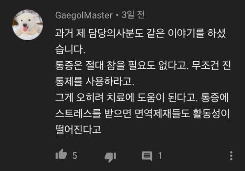 [스압] 메의사인 내가 아플때 진통제부터 먹는 이유.jpg
