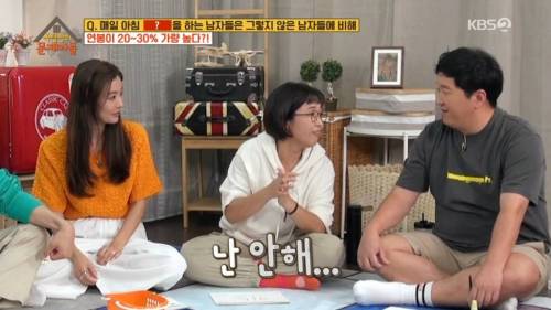 아침에 (이것)을 하는 남자들의 연봉이 20~30％ 높다