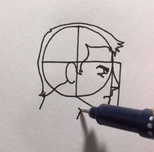 [스압] 옆모습 쉽게 그리는 방법