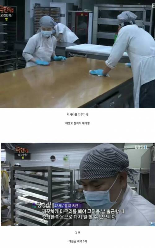 [스압] 하루 천명이상 오는 빵공장의 일상.jpg