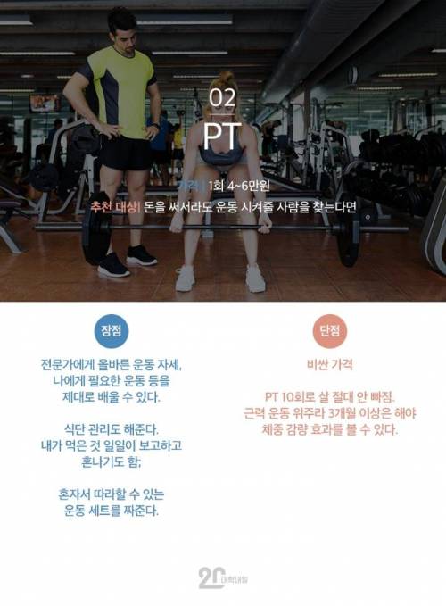 [스압] 운동을 못 정해서 고민이라면 딱 정해드림