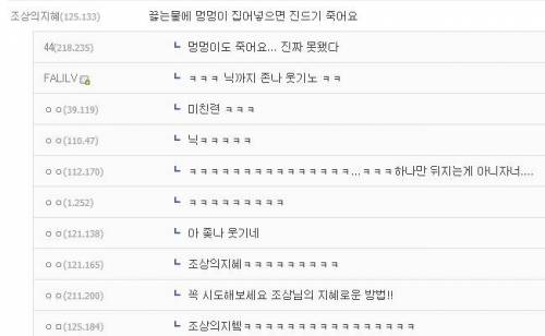 산책후 진드기 고민에 달린 명안