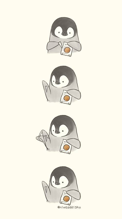 펭귄 정전기 만화.jpg