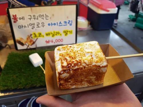 [스압] 불에 구워먹는 아이스크림...jpg