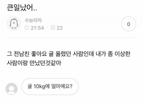 전남친 때문에 귤장사 시작한 여자.jpg