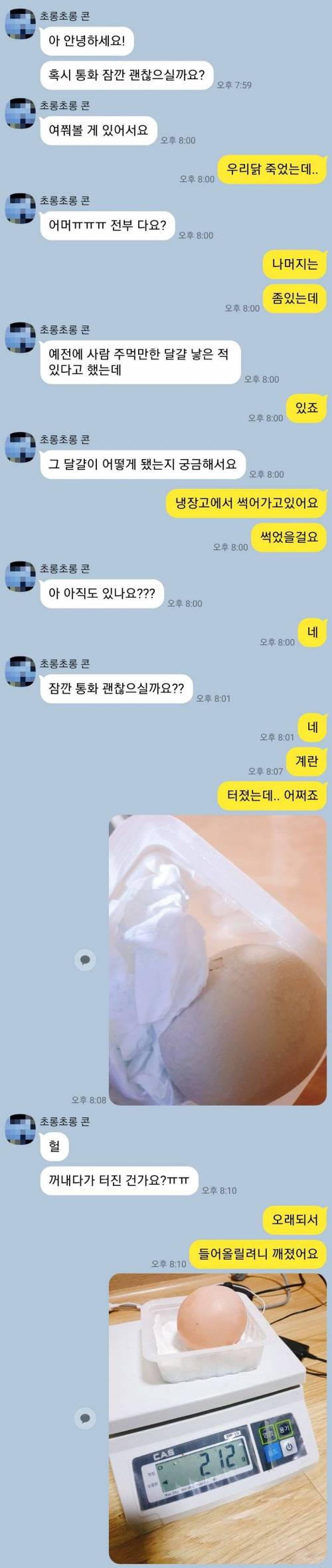 계란으로 '세상에 이런일이' 출연하게 된 어느 유저.jpg