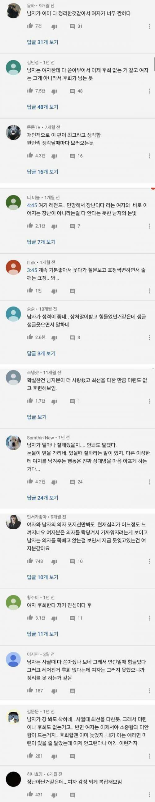 [스압] 5년 사귀다 헤어진 커플의 술자리.jpg