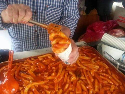 추억의 컵볶이