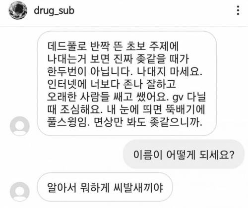 13년차 번역가 황석희가 받은 DM