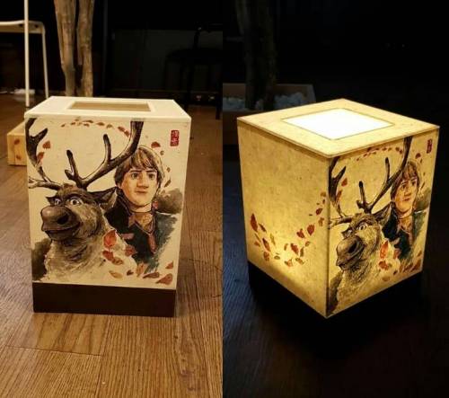 디즈니 코리아가 겨울왕국 제작진한테 준 연등.jpg