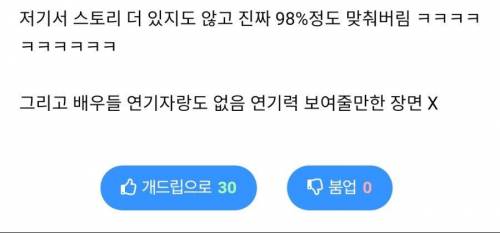 [스포??] 예상을 한치도 벗어나지 않는 영화