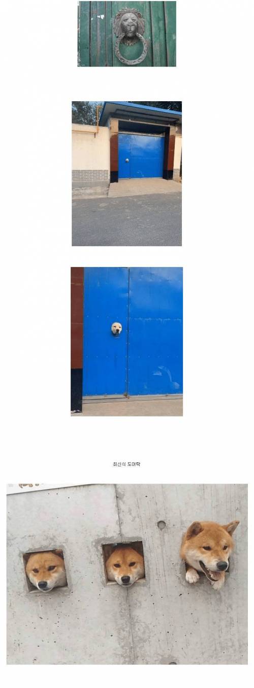옛날 대문의 최신식 도어락.jpg