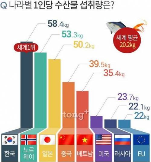 의외로 한국이 세계 1등