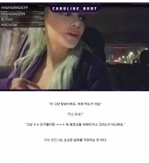 [스압] 우버 타다가 매춘부로 오해 받은 스트리머.jpg