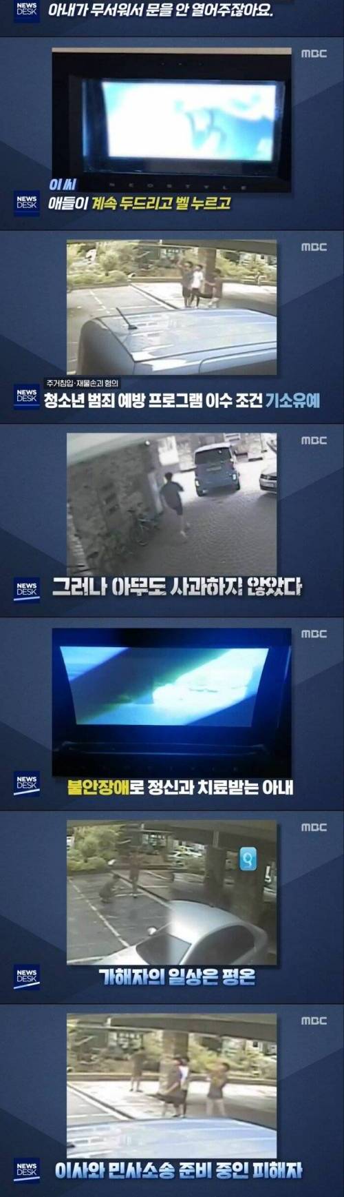 [스압] 담배꺼달랬더니 집에 불 붙은 꽁초 투척한 고등학생들