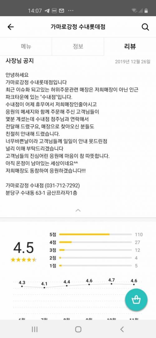 가마로강정 가맹점 근황.jpg