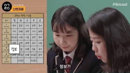 요즘 중딩들의 컴퓨터 시간
