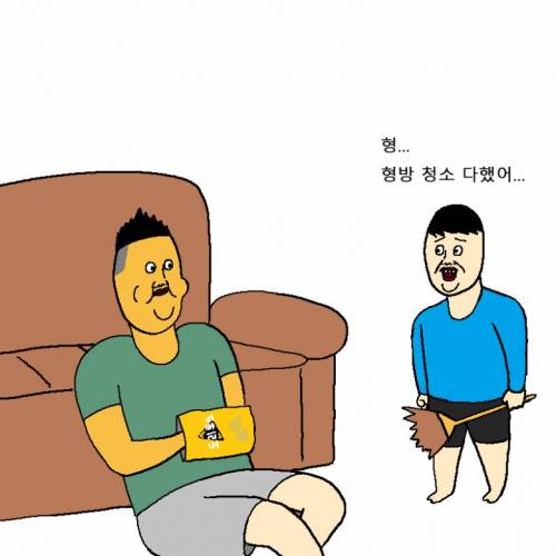 [스압] 어린 남동생 군대 체험 시켜주는 만화.jpg