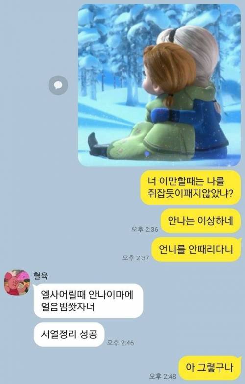 겨울왕국 자매를 보면서 생긴 의문.jpg