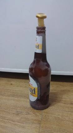 병맥주를 냉동실에 넣어놓고 깜박했더니