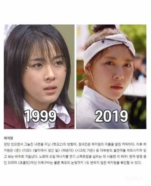 [스압] 여배우들의 사라진 20년....jpg