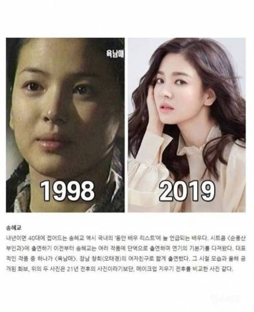[스압] 여배우들의 사라진 20년....jpg