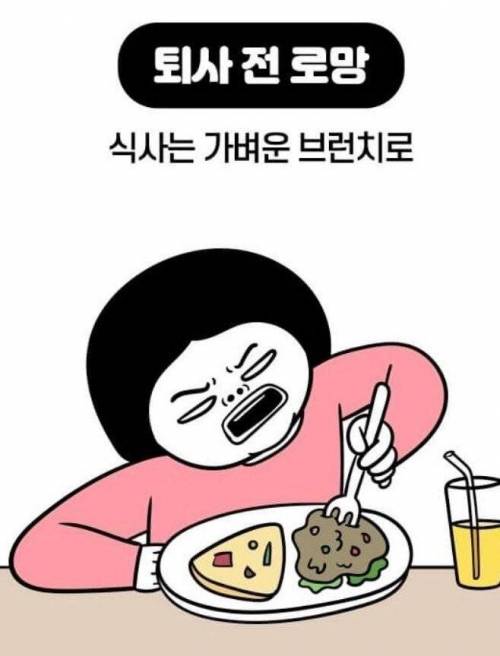 [스압] 퇴사 전 로망vs현실
