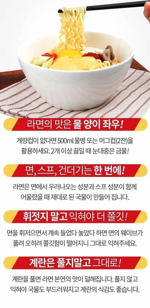 전문가가 말해주는 맛있게 라면 끓이는 방법.jpg