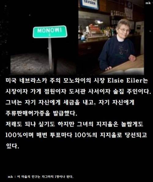 매번 지지율 100%로 당선되는 미국 시장