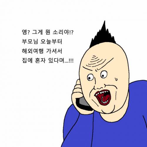 [스압] 새해 해돋이 보러 가려다 외출금지 당하는 만화.jpg