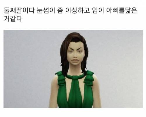 아빠가 못생겼을 때 자식 얼굴 유전 실험
