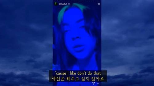 빌리 아일리시가 사인을 안해주는 이유 jpg