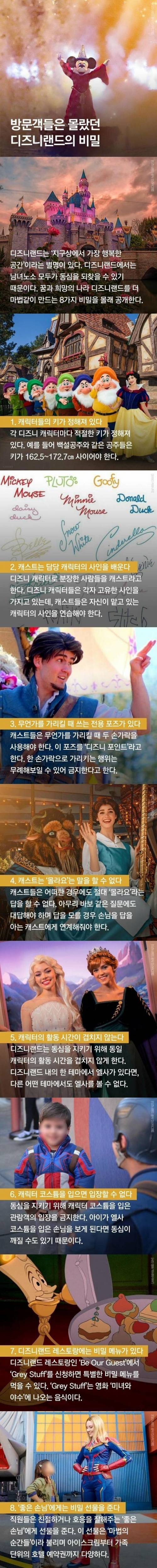 방문객은 몰랐던 디즈니랜드의 비밀.jpg