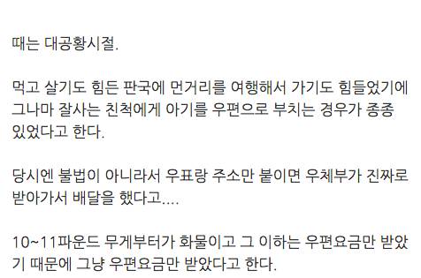 미국에서 실존했던 아기 배달 서비스
