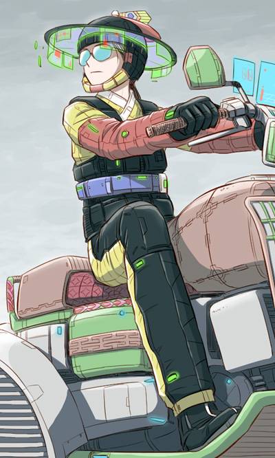 [스압] 사이버펑크 조선.illust