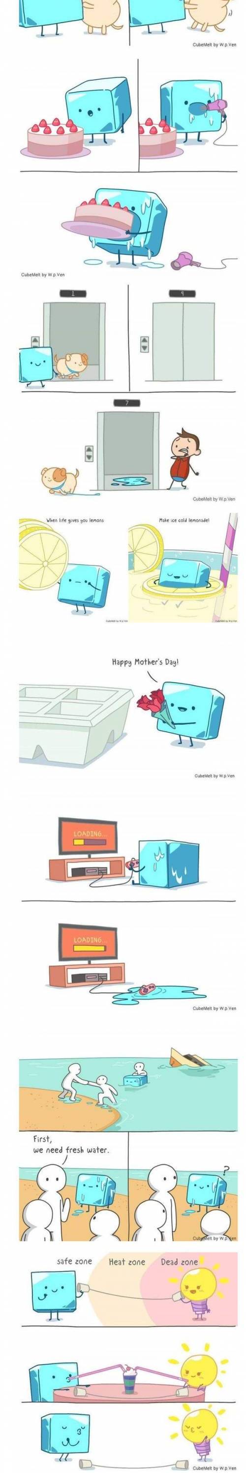 [스압] 얼음이 귀여운 만화.jpg