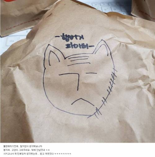 요청사항에 "고양이 그려주세요" 후기 .JPG