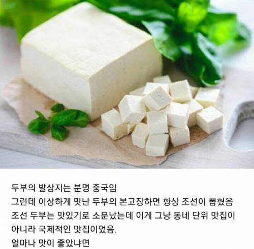 [스압] 너무 맛있어서 명나라 황제가 칙서까지 보냈던 조선의 두부.jpg